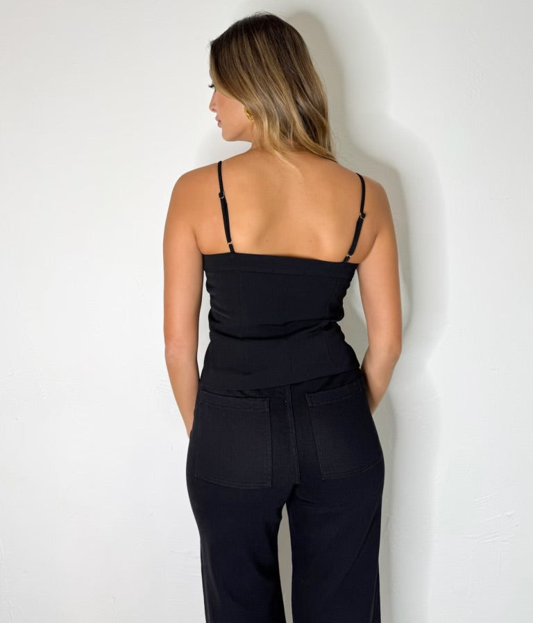Gemma Top in Black