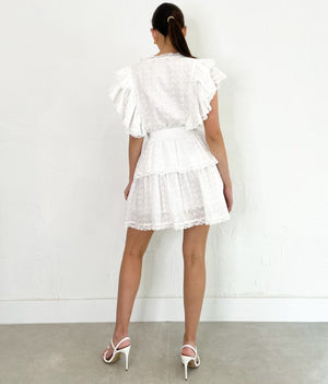 Mia Dress in Off White