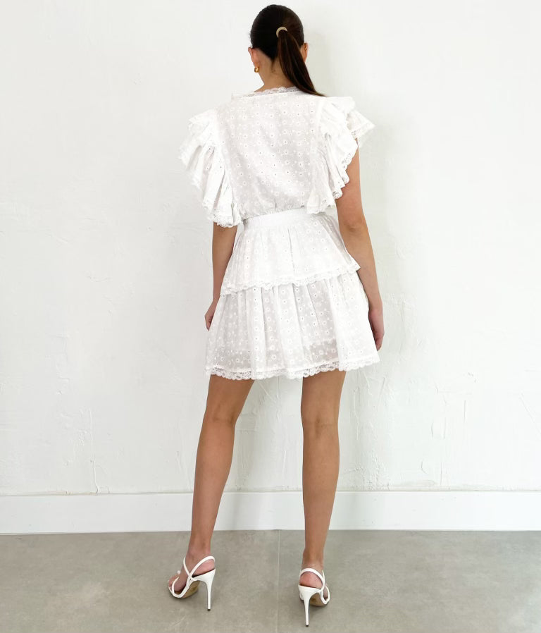 Mia Dress in Off White