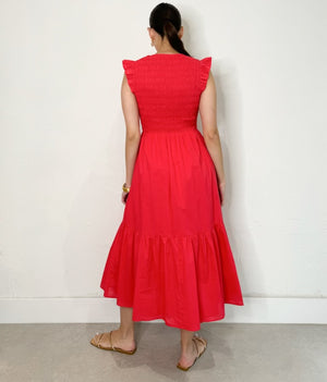 Zelia Dress in Red