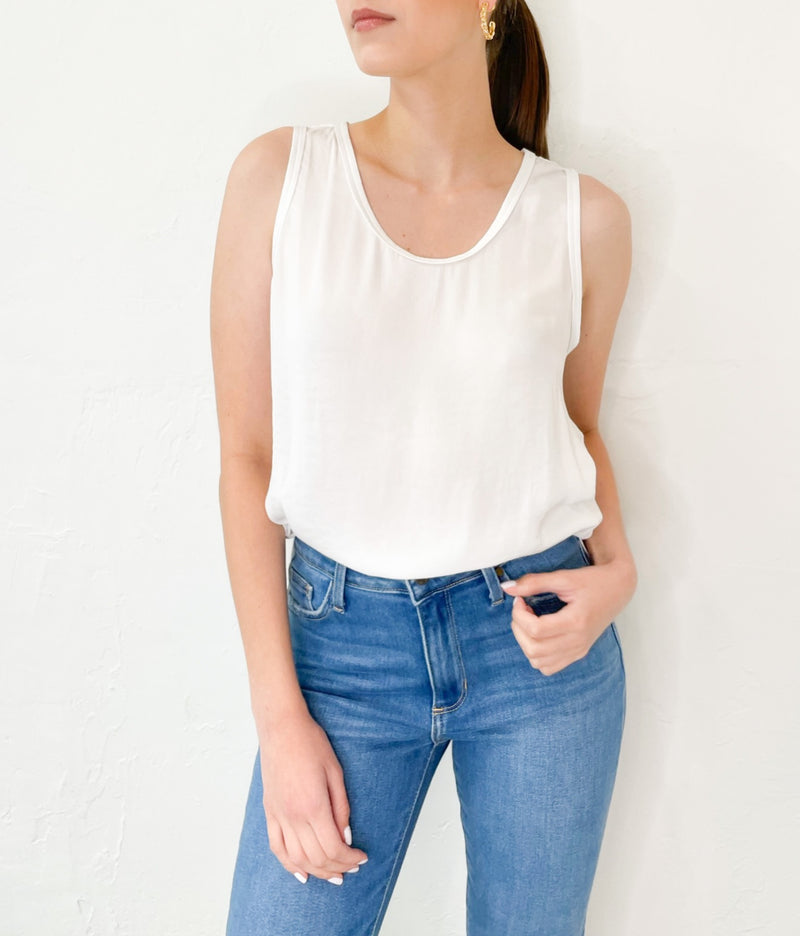 Lisa Tank in Off White