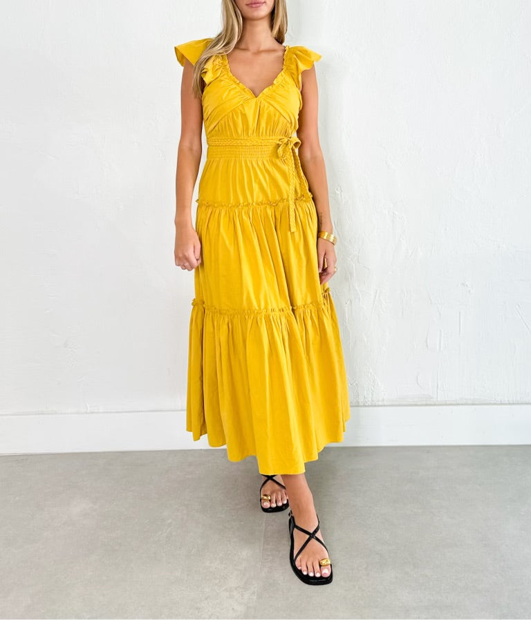 Dani Dress in Yellow