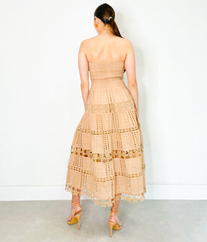 Lena Dress in Taupe