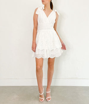 Hailey Dress in White