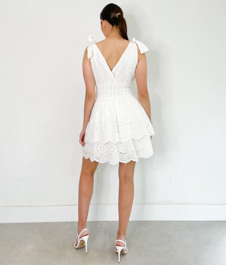 Hailey Dress in White