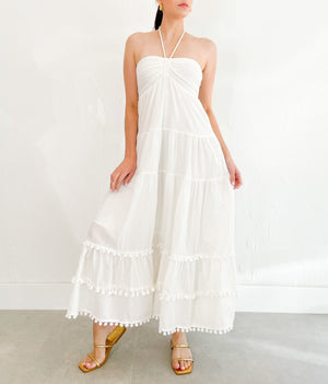 Bonnie Dress in White