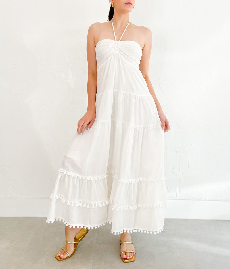 Bonnie Dress in White