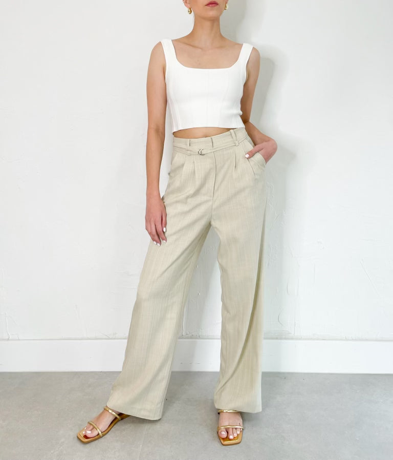 Ayla Pants in Taupe