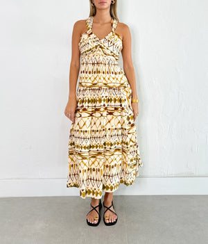 Daphne Dress in Natural