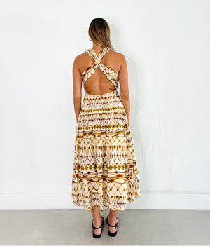 Daphne Dress in Natural