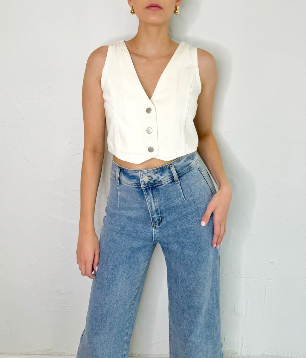Arely Top in Ecru