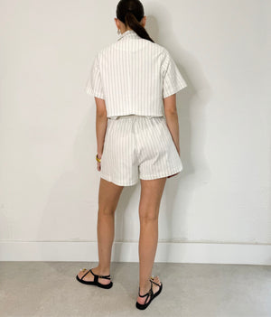Ibiza Set in White Stripe