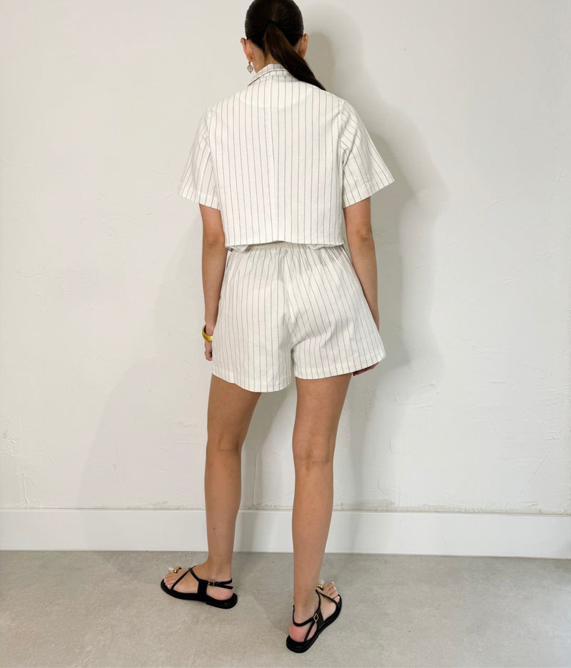 Ibiza Set in White Stripe