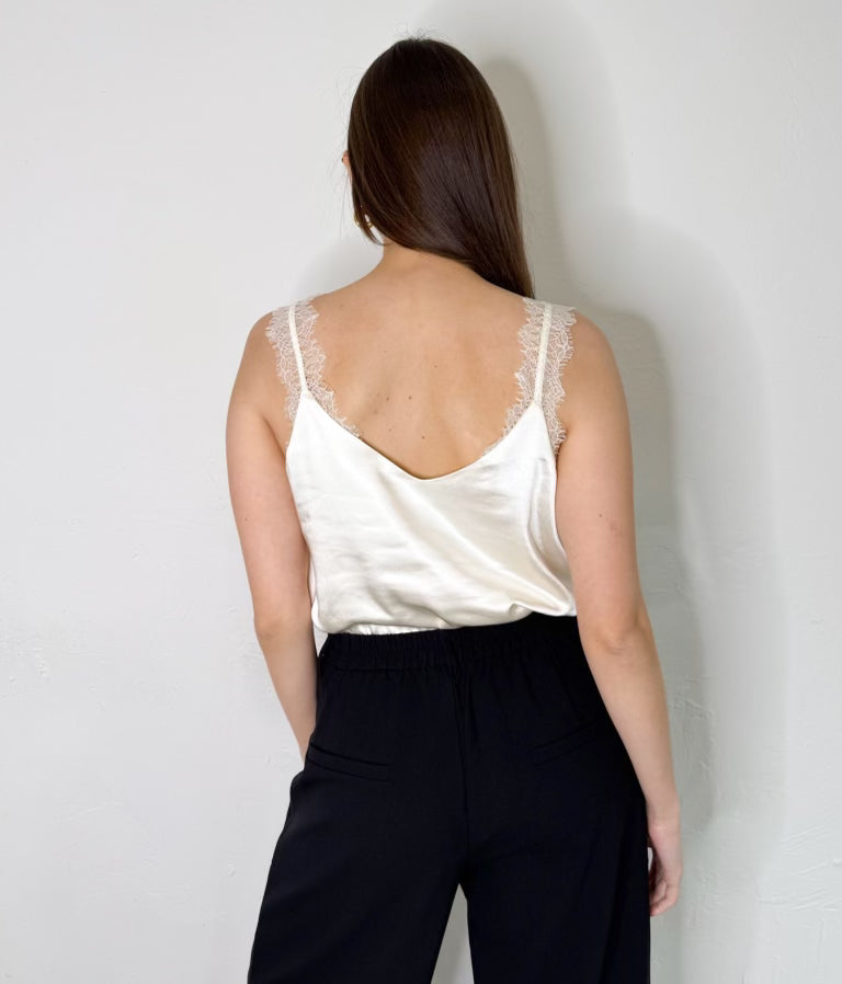 Grace Top in Cream