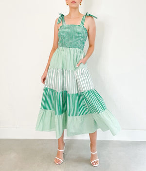 Stassie Dress in Green