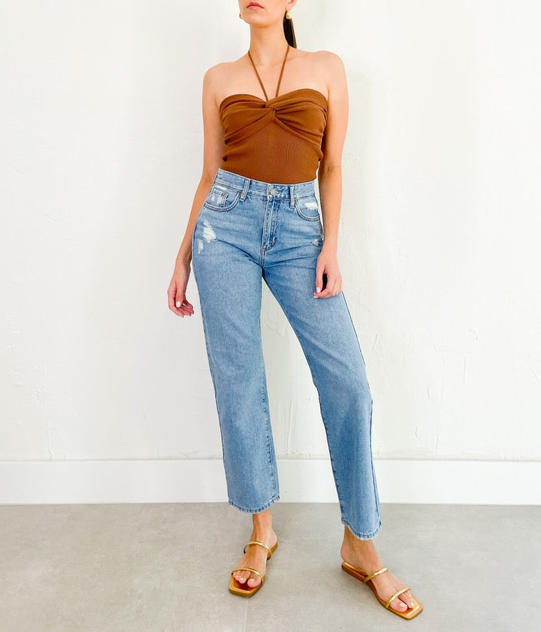 Vicky Pants in Denim