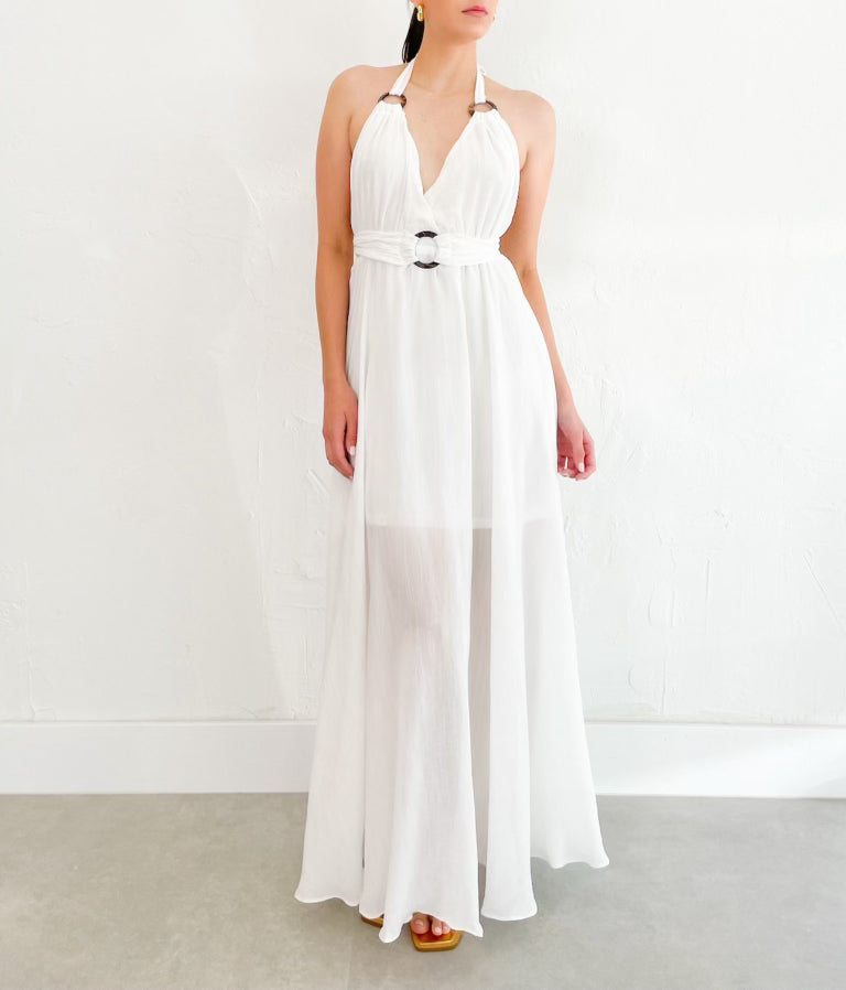 Lana Dress in Off White