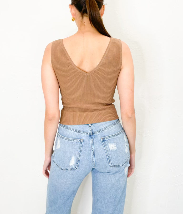 Angie Top in Mocha