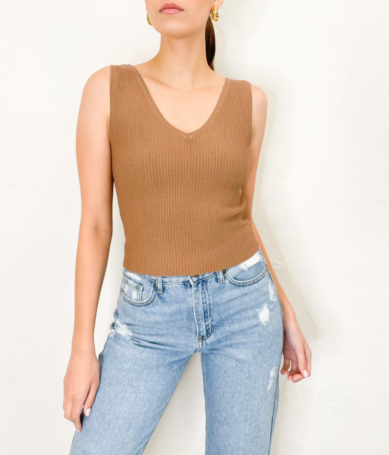 Angie Top in Mocha