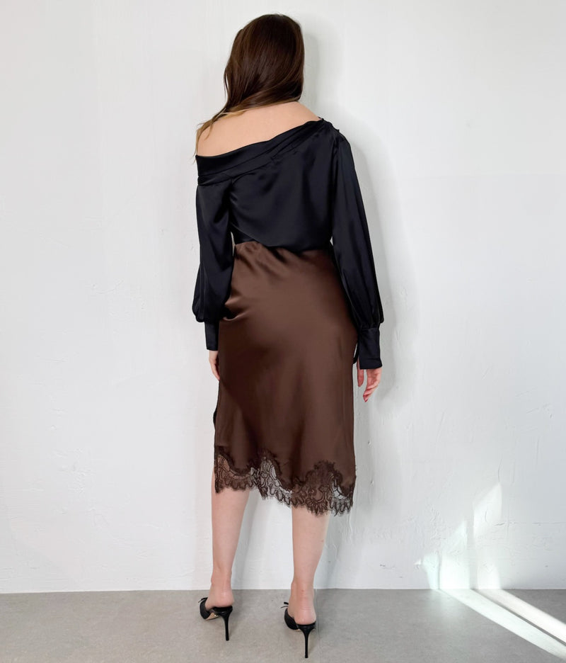 Kassy Skirt in Chocolate