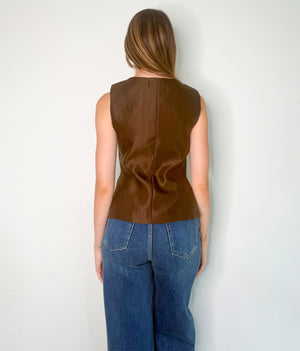 Kimberly Top in Brown
