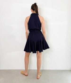 Lila Dress in Navy