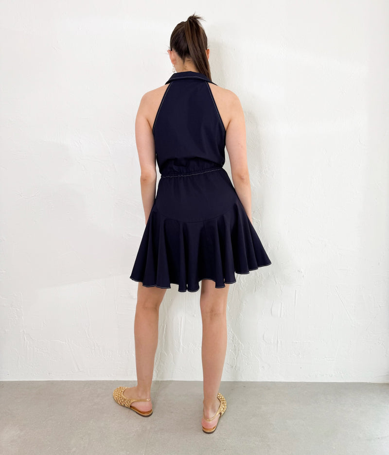 Lila Dress in Navy
