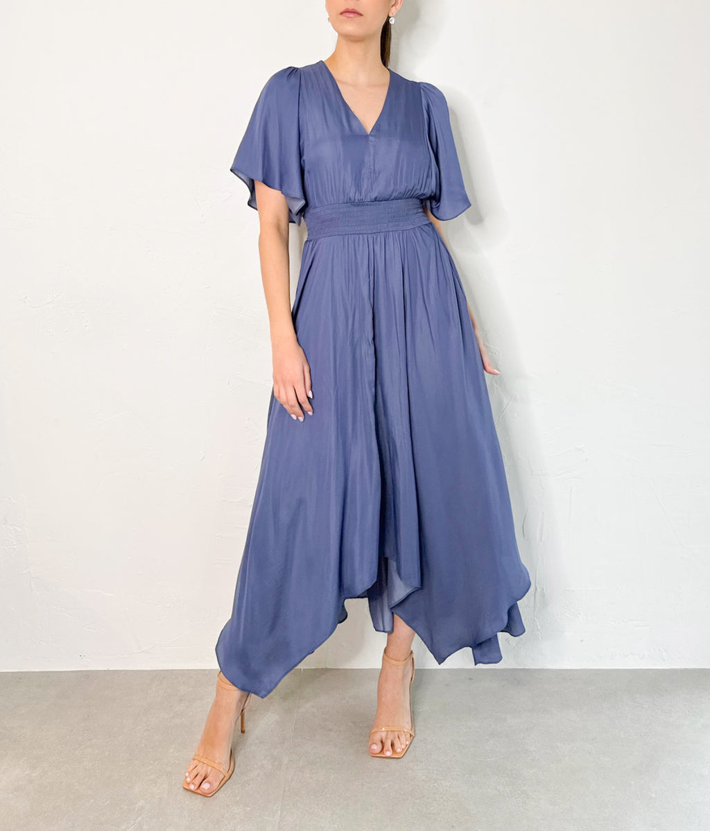Alina Dress in Indigo