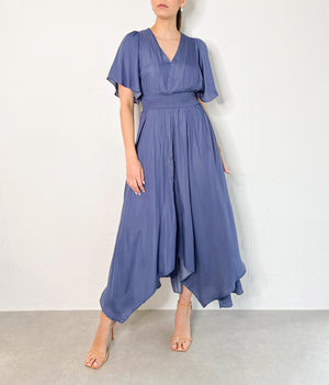 Alina Dress in Indigo