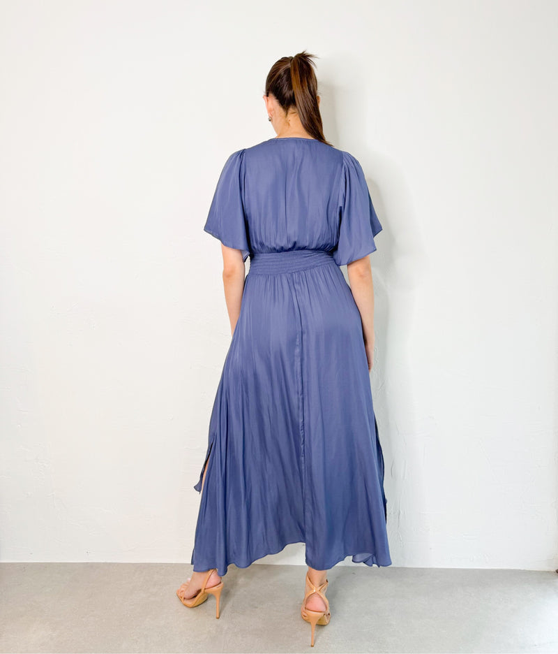 Alina Dress in Indigo