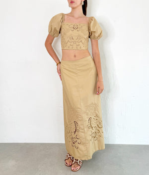 Leah Set in Taupe