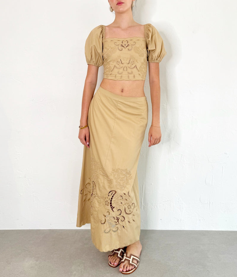 Leah Set in Taupe