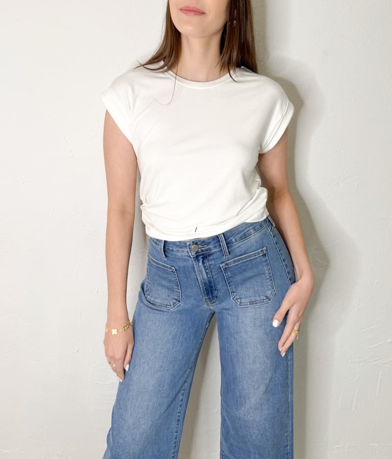 Mattie Top in White