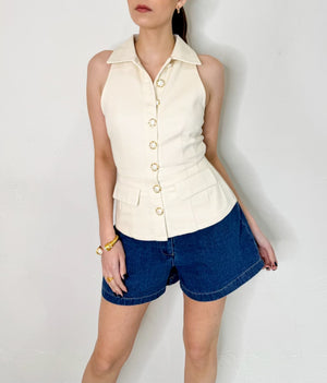 Cindi Top in Ivory