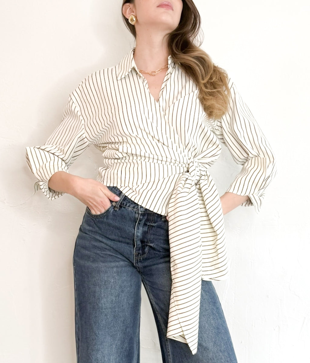 Ella Top in Brown