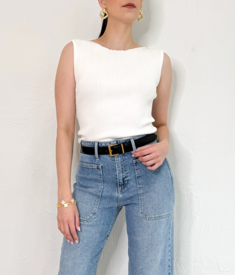 Dawn Top in Off White