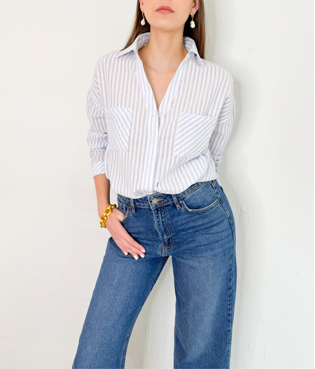 Marlie Top in Blue