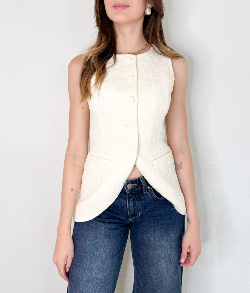 Kaylee Top in Off White