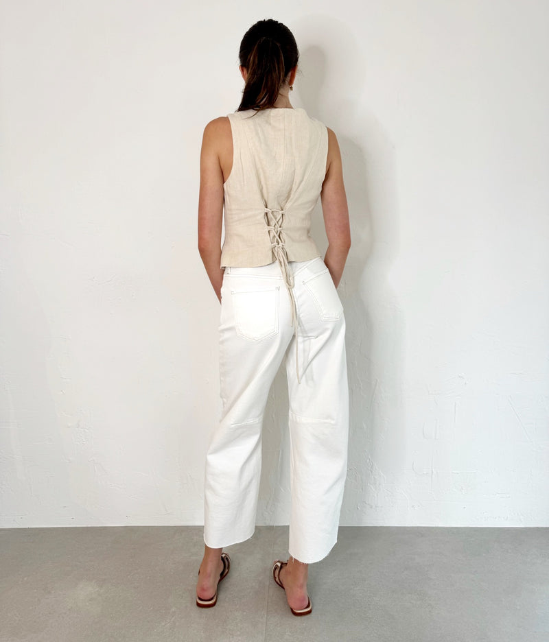 Romy Jeans in Off White