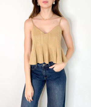 Gina Top in Camel