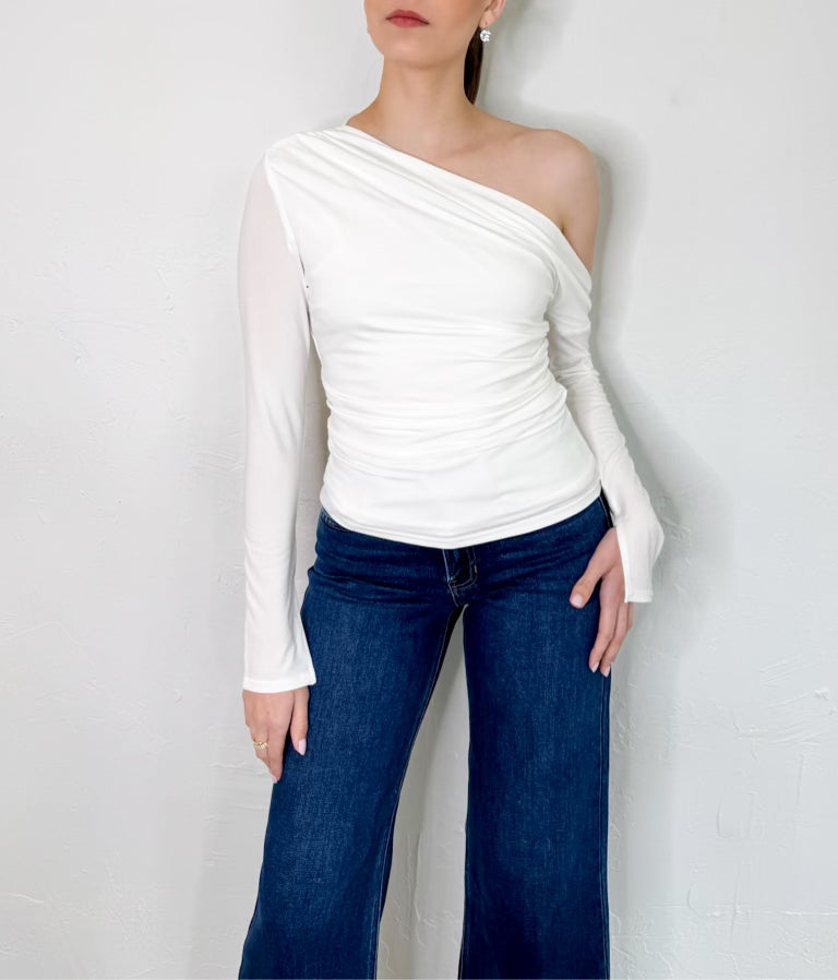 Sadie Top in Off White