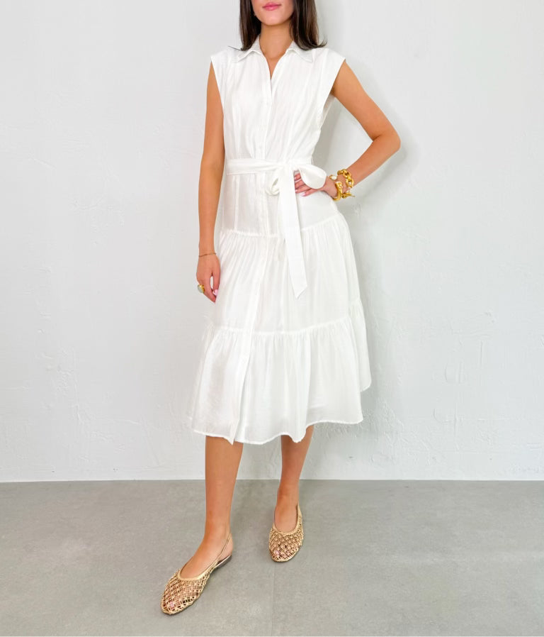 Jill Dress in White