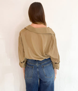 Chelsea Top in Taupe