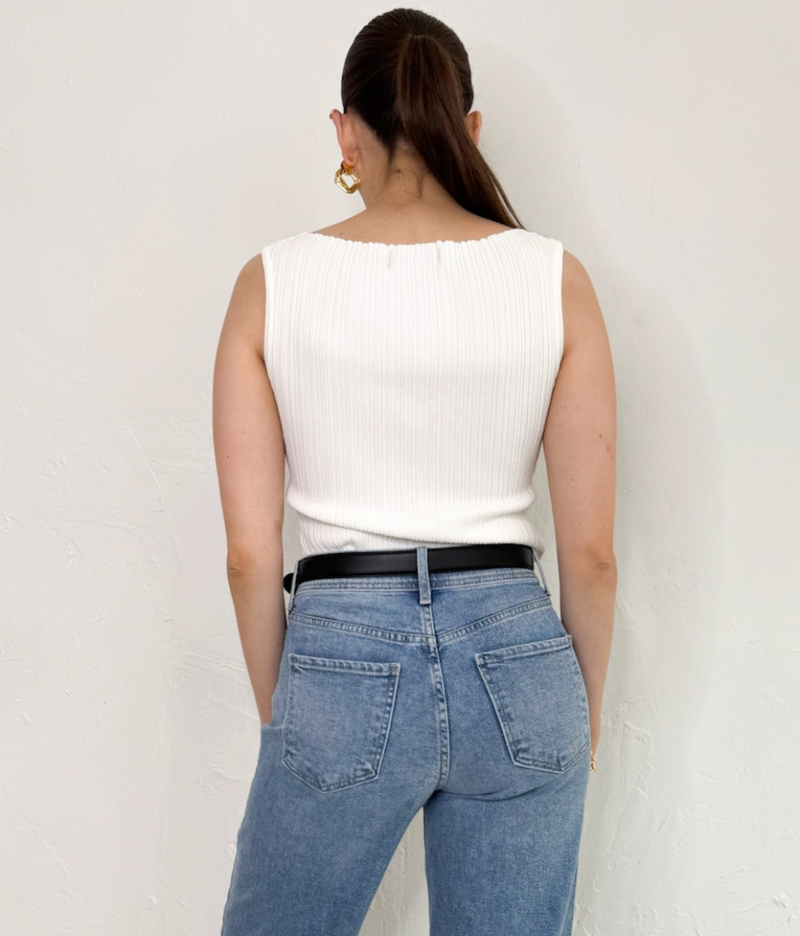 Dawn Top in Off White