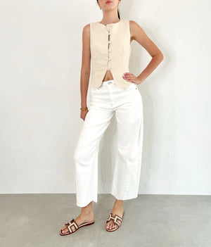 Romy Jeans in Off White