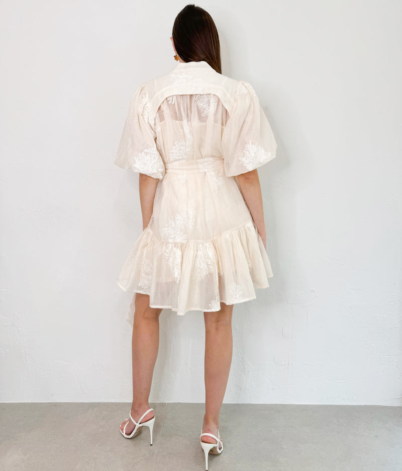 April Dress in Ivory