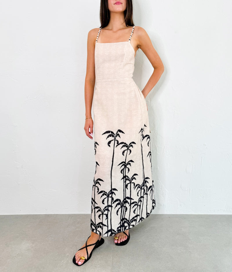 Ella Dress in Beige