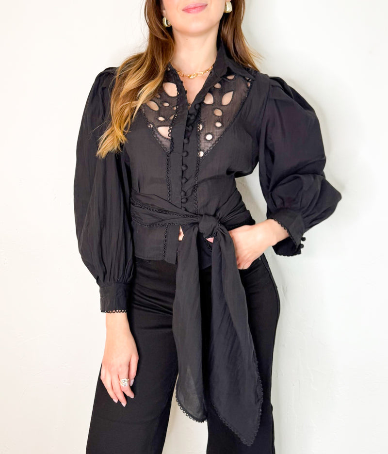 Alina Top in Black