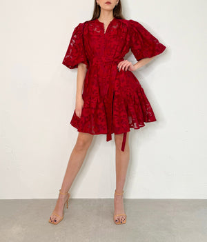 Bree Dress in Red