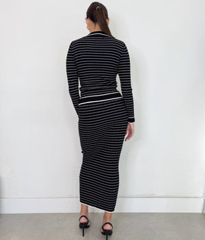 Mia Skirt in Black Ivory